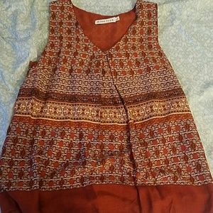 Adorable tank with tribal print